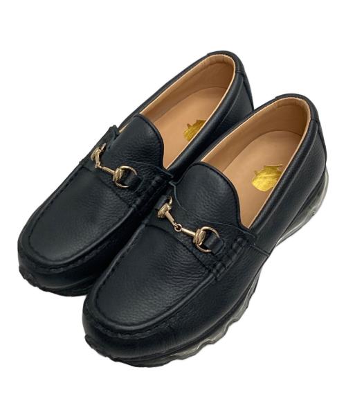 TOMO & CO（トモアンドシーオー）TOMO & CO (トモアンドシーオー) エアソールローファー ブラック サイズ:25㎝の古着・服飾アイテム