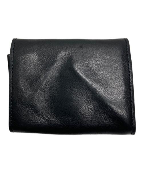 TENAX（テナックス）TENAX (テナックス) wasabi craft (ワサビ クラフト) コンパクトウォレット ブラックの古着・服飾アイテム