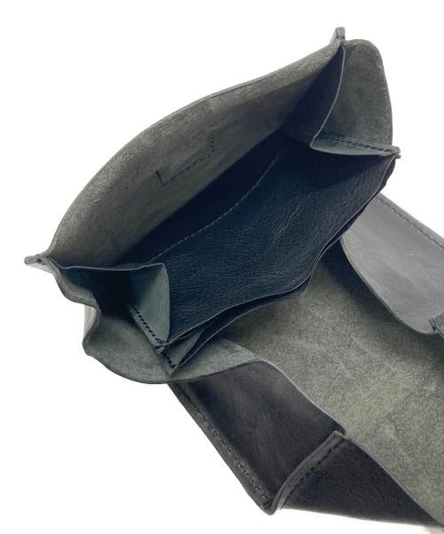 TENAX（テナックス）TENAX (テナックス) wasabi craft (ワサビ クラフト) コンパクトウォレット ブラックの古着・服飾アイテム