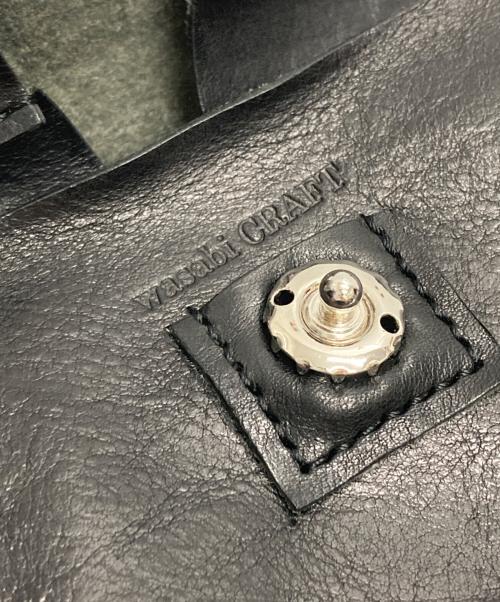 TENAX（テナックス）TENAX (テナックス) wasabi craft (ワサビ クラフト) コンパクトウォレット ブラックの古着・服飾アイテム