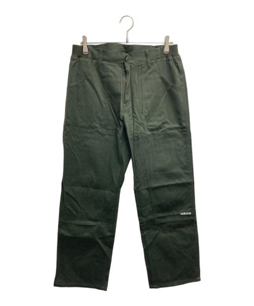 adidas（アディダス）adidas (アディダス) 00ｓダブルニーパンツ オリーブ サイズ:Lの古着・服飾アイテム