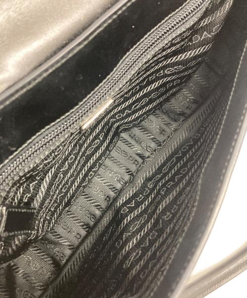 PRADA（プラダ）PRADA (プラダ) VITELLO GYMワンショルダーバッグ ブラックの古着・服飾アイテム