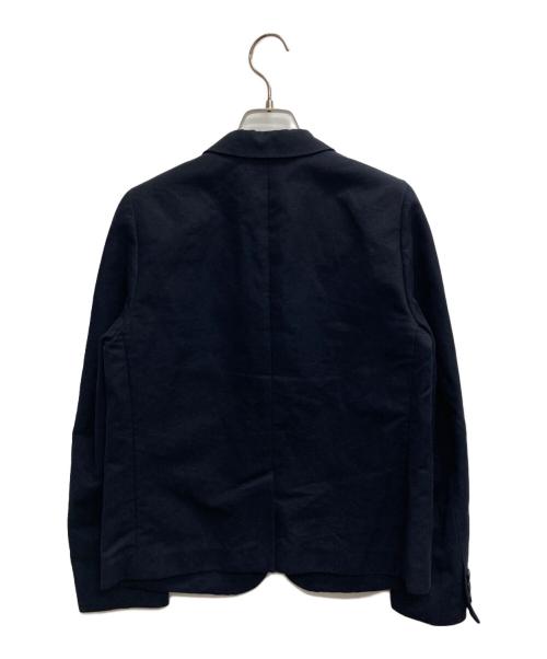 MARGARET HOWELL（マーガレットハウエル）MARGARET HOWELL (マーガレットハウエル) コットンリネン 1B テーラード ジャケット ブラック サイズ:１の古着・服飾アイテム