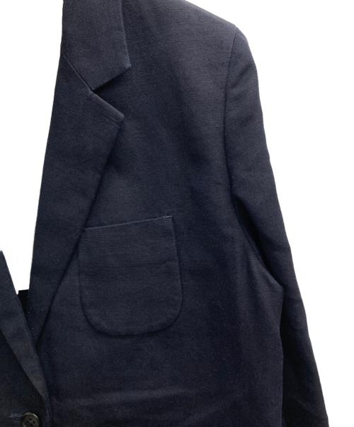 MARGARET HOWELL（マーガレットハウエル）MARGARET HOWELL (マーガレットハウエル) コットンリネン 1B テーラード ジャケット ブラック サイズ:１の古着・服飾アイテム