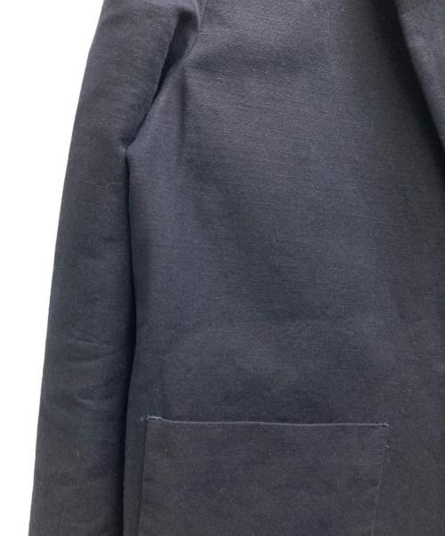 MARGARET HOWELL（マーガレットハウエル）MARGARET HOWELL (マーガレットハウエル) コットンリネン 1B テーラード ジャケット ブラック サイズ:１の古着・服飾アイテム