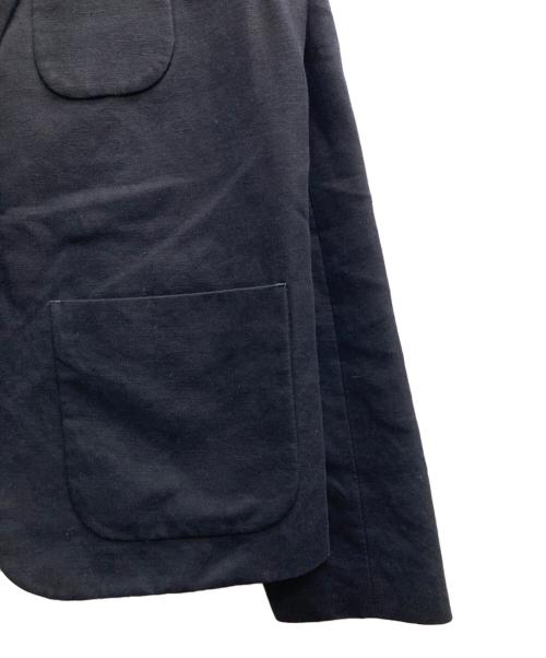 MARGARET HOWELL（マーガレットハウエル）MARGARET HOWELL (マーガレットハウエル) コットンリネン 1B テーラード ジャケット ブラック サイズ:１の古着・服飾アイテム