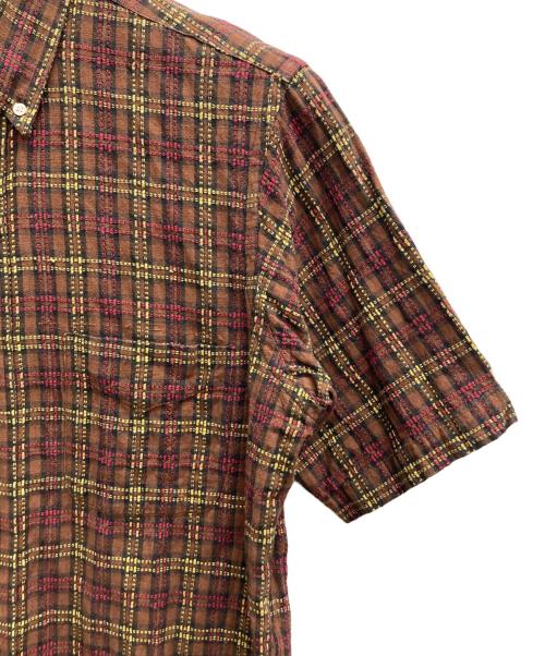 COMME des GARCONS SHIRT（コムデギャルソンシャツ）COMME des GARCONS SHIRT (コムデギャルソンシャツ) 90ｓチェックシャツ ブラウン サイズ:Mの古着・服飾アイテム