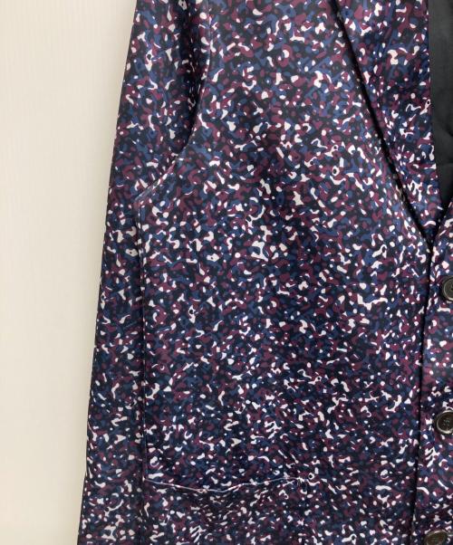 JIL SANDER（ジルサンダー）JIL SANDER (ジルサンダー) 総柄テーラードジャケット ネイビー×パープル サイズ:48の古着・服飾アイテム