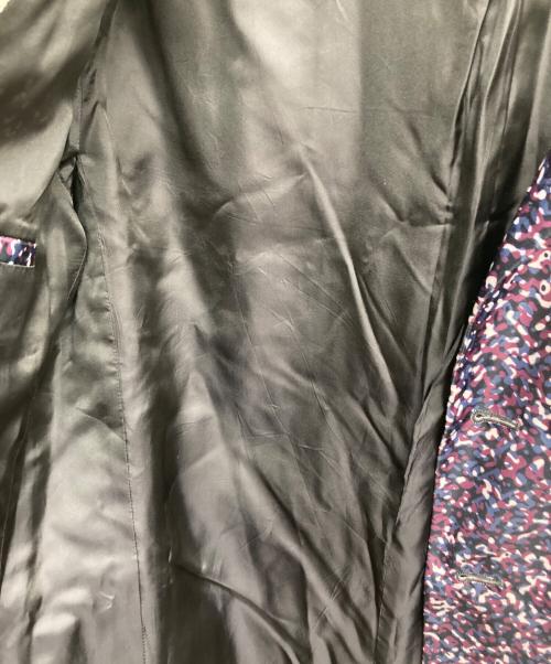 JIL SANDER（ジルサンダー）JIL SANDER (ジルサンダー) 総柄テーラードジャケット ネイビー×パープル サイズ:48の古着・服飾アイテム