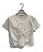 ENFOLDエンフォルド）の古着「BRAID T-SHIRT」｜ホワイト