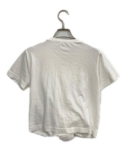 ENFOLD（エンフォルド）ENFOLD (エンフォルド) BRAID T-SHIRT ホワイト サイズ:38の古着・服飾アイテム