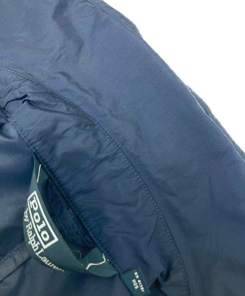 POLO RALPH LAUREN（ポロ・ラルフローレン）POLO RALPH LAUREN (ポロ・ラルフローレン) ナイロントレンチコート ネイビー サイズ:Mの古着・服飾アイテム