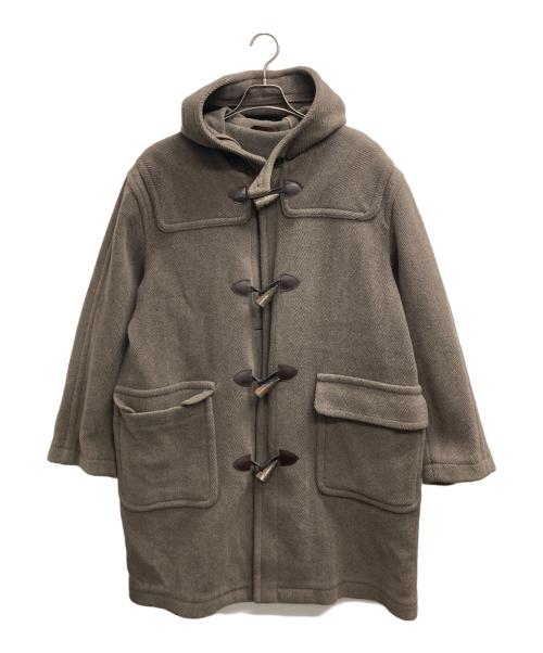 CHAPS RALPH LAUREN（チャップス ラルフローレン）CHAPS RALPH LAUREN (チャップス ラルフローレン) ヘリンボーン ダッフルコート ブラウン サイズ:Mの古着・服飾アイテム