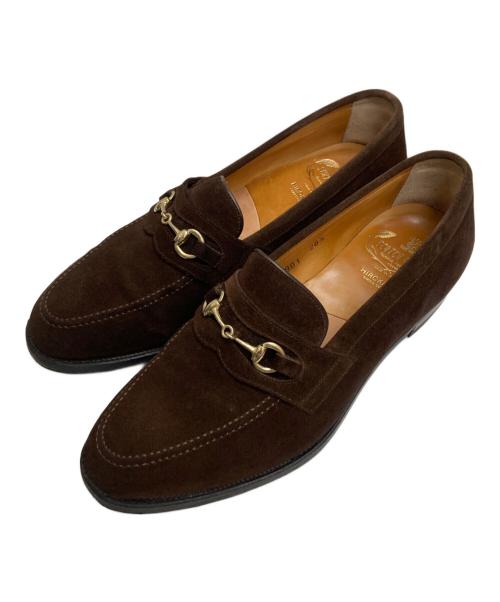 SCOTCH GRAIN（スコッチグレイン）SCOTCH GRAIN (スコッチグレイン) スエードビットローファー ブラウン サイズ:261/2の古着・服飾アイテム