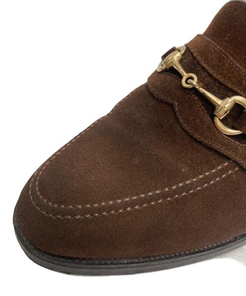 SCOTCH GRAIN（スコッチグレイン）SCOTCH GRAIN (スコッチグレイン) スエードビットローファー ブラウン サイズ:261/2の古着・服飾アイテム
