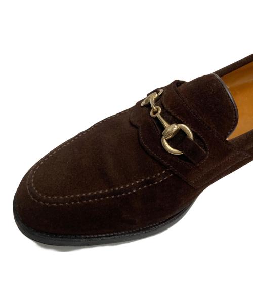 SCOTCH GRAIN（スコッチグレイン）SCOTCH GRAIN (スコッチグレイン) スエードビットローファー ブラウン サイズ:261/2の古着・服飾アイテム