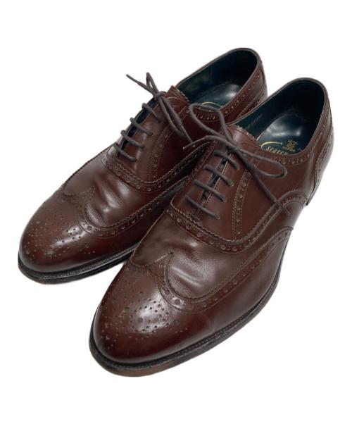 SCOTCH GRAIN（スコッチグレイン）SCOTCH GRAIN (スコッチグレイン) ウィングチップシューズ ブラウン サイズ:261/2EEEの古着・服飾アイテム