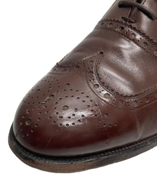 SCOTCH GRAIN（スコッチグレイン）SCOTCH GRAIN (スコッチグレイン) ウィングチップシューズ ブラウン サイズ:261/2EEEの古着・服飾アイテム