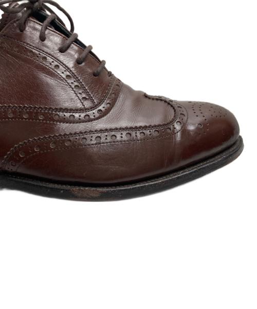 SCOTCH GRAIN（スコッチグレイン）SCOTCH GRAIN (スコッチグレイン) ウィングチップシューズ ブラウン サイズ:261/2EEEの古着・服飾アイテム