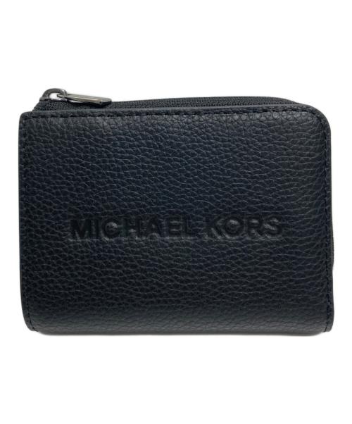 MICHAEL KORS（マイケル・コース）MICHAEL KORS (マイケル・コース) 2つ折り財布 ブラックの古着・服飾アイテム