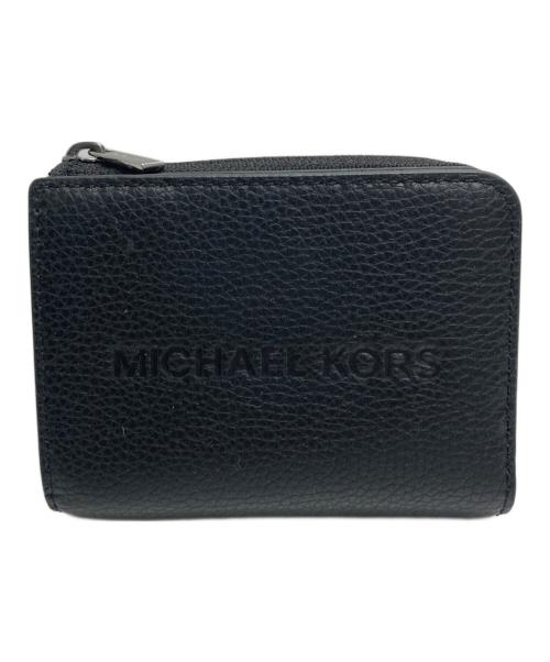 MICHAEL KORS（マイケル・コース）MICHAEL KORS (マイケル・コース) 2つ折り財布 ブラックの古着・服飾アイテム