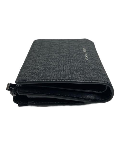 MICHAEL KORS（マイケル・コース）MICHAEL KORS (マイケル・コース) 2つ折り財布 ブラックの古着・服飾アイテム