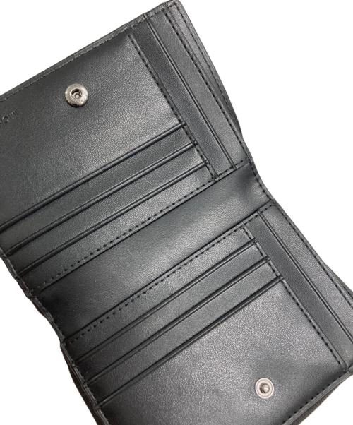 MICHAEL KORS（マイケル・コース）MICHAEL KORS (マイケル・コース) 2つ折り財布 ブラックの古着・服飾アイテム