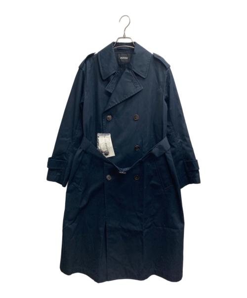 ZUCCA（ズッカ）ZUCCA (ズッカ) スーピマコットンツイルトレンチコート ネイビー サイズ:S 未使用品の古着・服飾アイテム