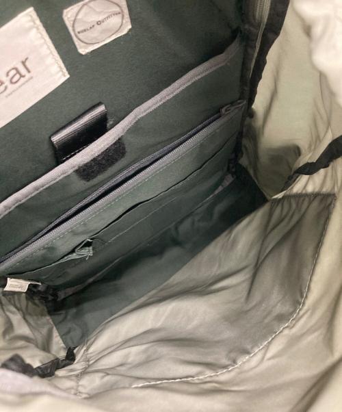 ear PAPILLONNER（イアパピヨネ）ear PAPILLONNER (イアパピヨネ) BURLAP OUTFITTER (バーラップアウトフィッター) 撥水レザーコンビライトリュック グレーの古着・服飾アイテム