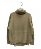 theory luxeセオリーリュクス）の古着「カシミヤハイネックニット」｜オリーブ