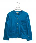 Traditional Weatherwearトラディショナルウェザーウェア）の古着「金釦カーディガン」｜ブルー