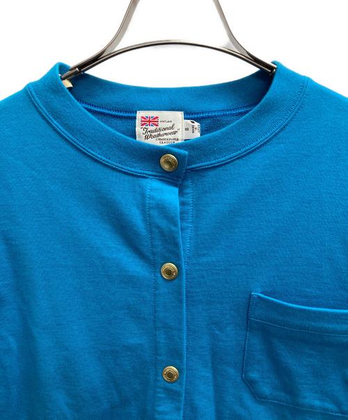 Traditional Weatherwear（トラディショナルウェザーウェア）Traditional Weatherwear (トラディショナルウェザーウェア) 金釦カーディガン ブルー サイズ:Ｓの古着・服飾アイテム