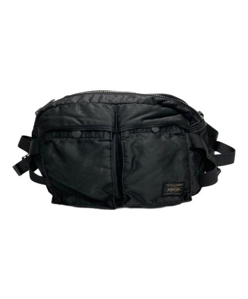 PORTER（ポーター）PORTER (ポーター) TANKER  WAIST BAG ブラックの古着・服飾アイテム