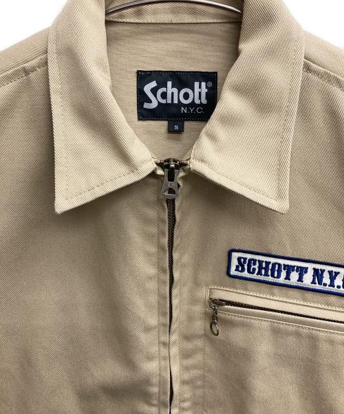 Schott（ショット）Schott (ショット) ワークジャケット ベージュ サイズ:Ｓの古着・服飾アイテム
