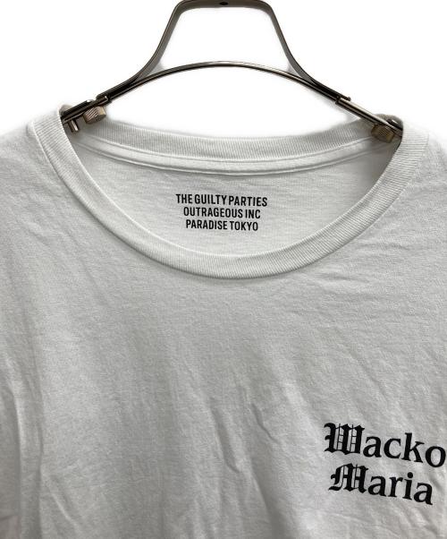 WACKO MARIA（ワコマリア）WACKO MARIA (ワコマリア) TIM LEHI (ティム リーハイ) LONG SLEEVE T-SHIRT/ロングスリーブTシャツ ホワイト サイズ:XLの古着・服飾アイテム