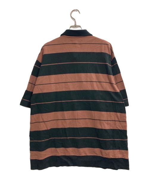 WACKO MARIA（ワコマリア）WACKO MARIA (ワコマリア) STRIPED POLO SHIRT ブラウン サイズ:Lの古着・服飾アイテム
