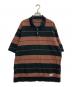 WACKO MARIA（ワコマリア）の古着「STRIPED POLO SHIRT」｜ブラウン