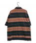 WACKO MARIA (ワコマリア) STRIPED POLO SHIRT ブラウン サイズ:L：10000円