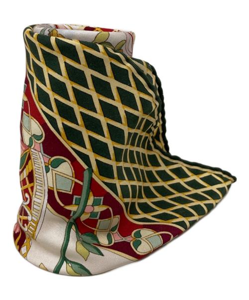 GUCCI（グッチ）GUCCI (グッチ) シルクスカーフ グリーンの古着・服飾アイテム