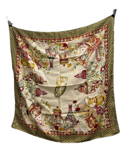 GUCCI（グッチ）GUCCI (グッチ) シルクスカーフ グリーンの古着・服飾アイテム