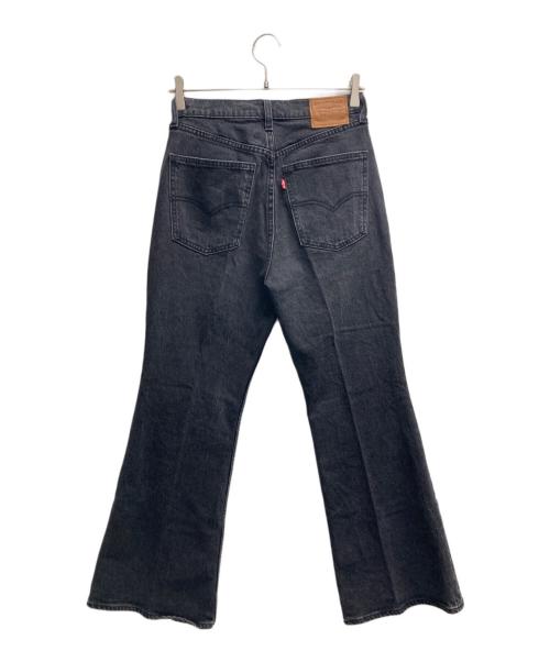 LEVI'S（リーバイス）LEVI'S (リーバイス) フレアデニムパンツ ブラック サイズ:28の古着・服飾アイテム