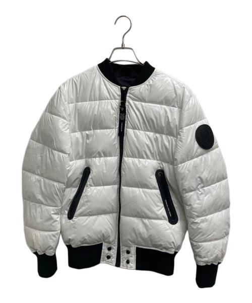 DIESEL（ディーゼル）DIESEL (ディーゼル) 中綿ジャケット ホワイト サイズ:XSの古着・服飾アイテム