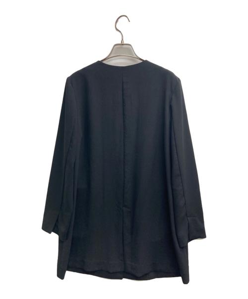 COLLAGE GALLARDAGALANTE（コラージュ ガリャルダガランテ）COLLAGE GALLARDAGALANTE (コラージュ ガリャルダガランテ) ノーカラージャケット ブラック サイズ:Fの古着・服飾アイテム