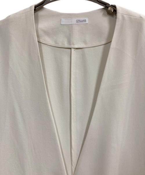 COLLAGE GALLARDAGALANTE（コラージュ ガリャルダガランテ）COLLAGE GALLARDAGALANTE (コラージュ ガリャルダガランテ) ジャケット アイボリー サイズ:Freeの古着・服飾アイテム