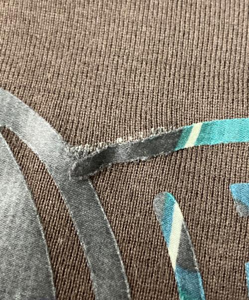 CELINE（セリーヌ）CELINE (セリーヌ) ロゴプリントTシャツ ブラウン サイズ:Ｍの古着・服飾アイテム