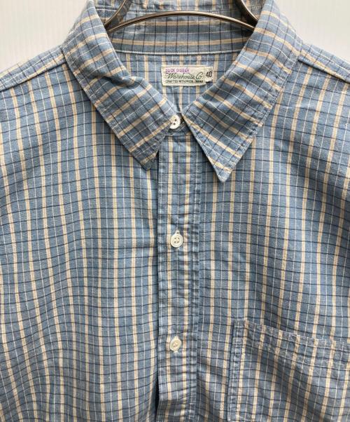 WAREHOUSE（ウエアハウス）WAREHOUSE (ウエアハウス) プルオーバーシャツ スカイブルー サイズ:40の古着・服飾アイテム