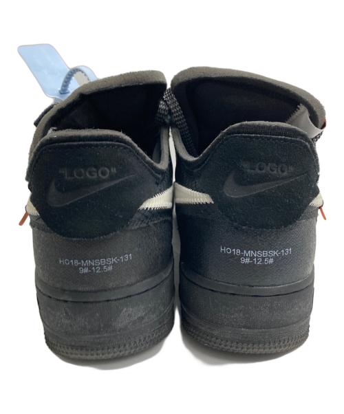 NIKE（ナイキ）NIKE (ナイキ) OFFWHITE (オフホワイト) エアフォース1 ロー ブラック サイズ:27.5の古着・服飾アイテム