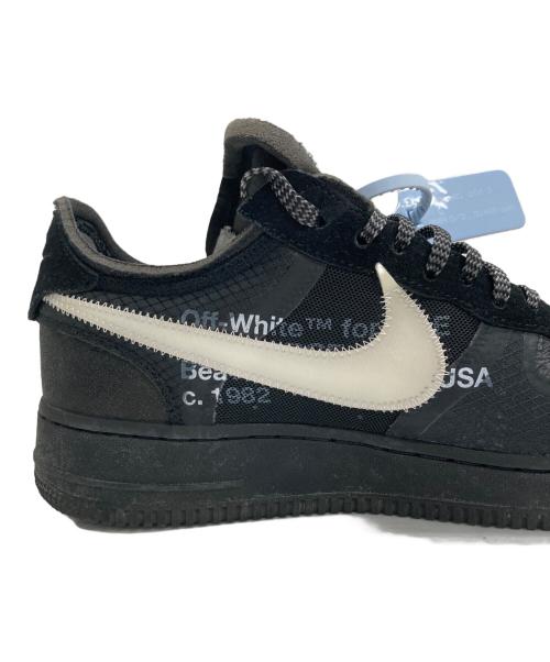 NIKE（ナイキ）NIKE (ナイキ) OFFWHITE (オフホワイト) エアフォース1 ロー ブラック サイズ:27.5の古着・服飾アイテム