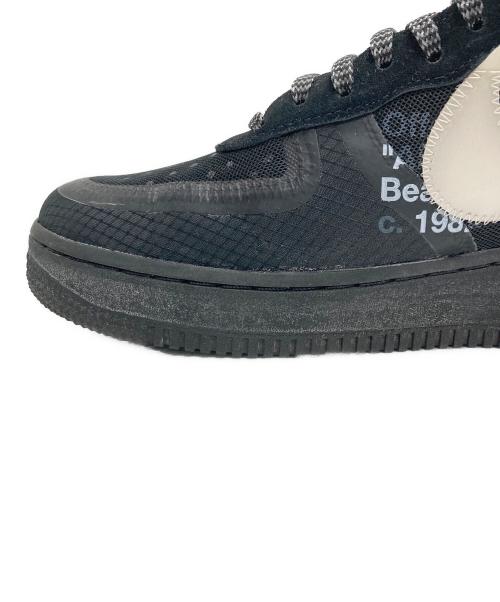 NIKE（ナイキ）NIKE (ナイキ) OFFWHITE (オフホワイト) エアフォース1 ロー ブラック サイズ:27.5の古着・服飾アイテム