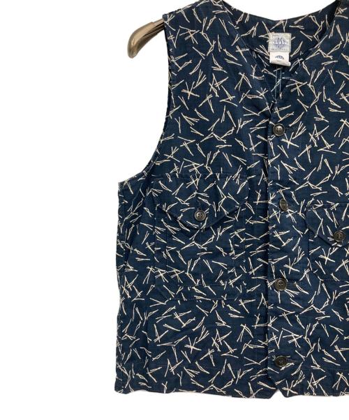 POST O'ALLS（ポストオーバーオールズ）POST O'ALLS (ポストオーバーオールズ) ワークベスト ネイビー サイズ:Mの古着・服飾アイテム